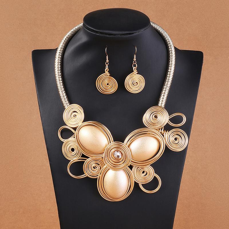 

Перебільшені Алюмінієві Квіти Барвистий Циркон Набір для Жінок Африканське Весільне Кольє Сережки Набір Вечірні Ювелірні Вироби Подарунки