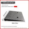 Rubber-Plastic Car Ramp: Slope Mat, Curb Edge, Uphill Climb, Triangle Speed Bump