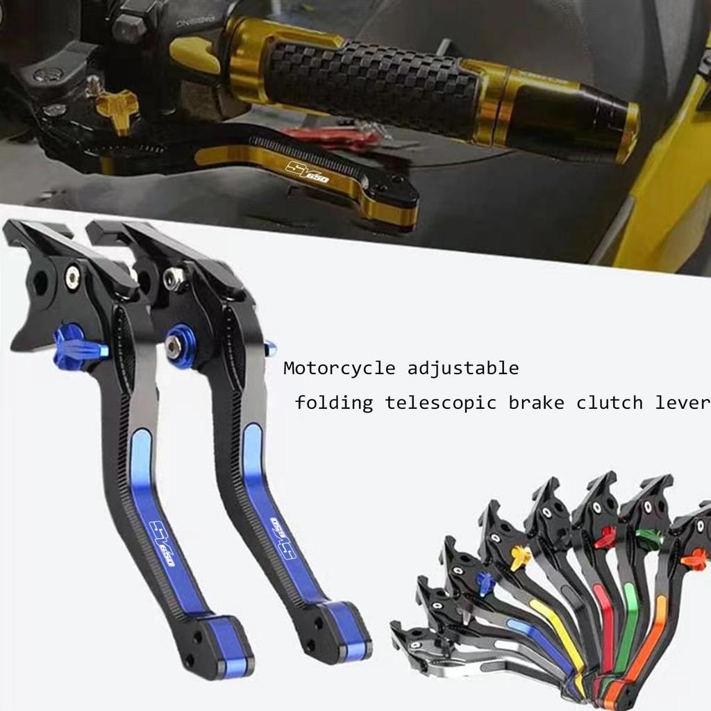 DOMOPAY FOR SV650 SV650S SV650x Motorcycle Accessories SV650 SV650S SV650x (2020-2022 2023 2024) Handle Brake Clutch Folding Brake Clutch Lever (