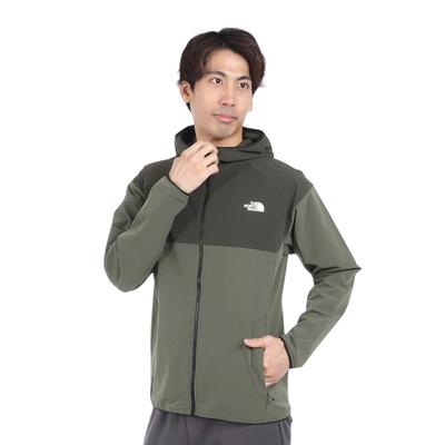 North Apex Flex Hoody Wasserabweisend Winddicht Leicht Neu Taupe Dunkel Taupe M [The Face] Herren [FW23] Grün/Neu