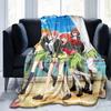 The Quintessential Quintuplets Nakano Ichika Miku Yotsuba Anime HD Print Anime Blanket Flannel Family Blanket Throw Blanket