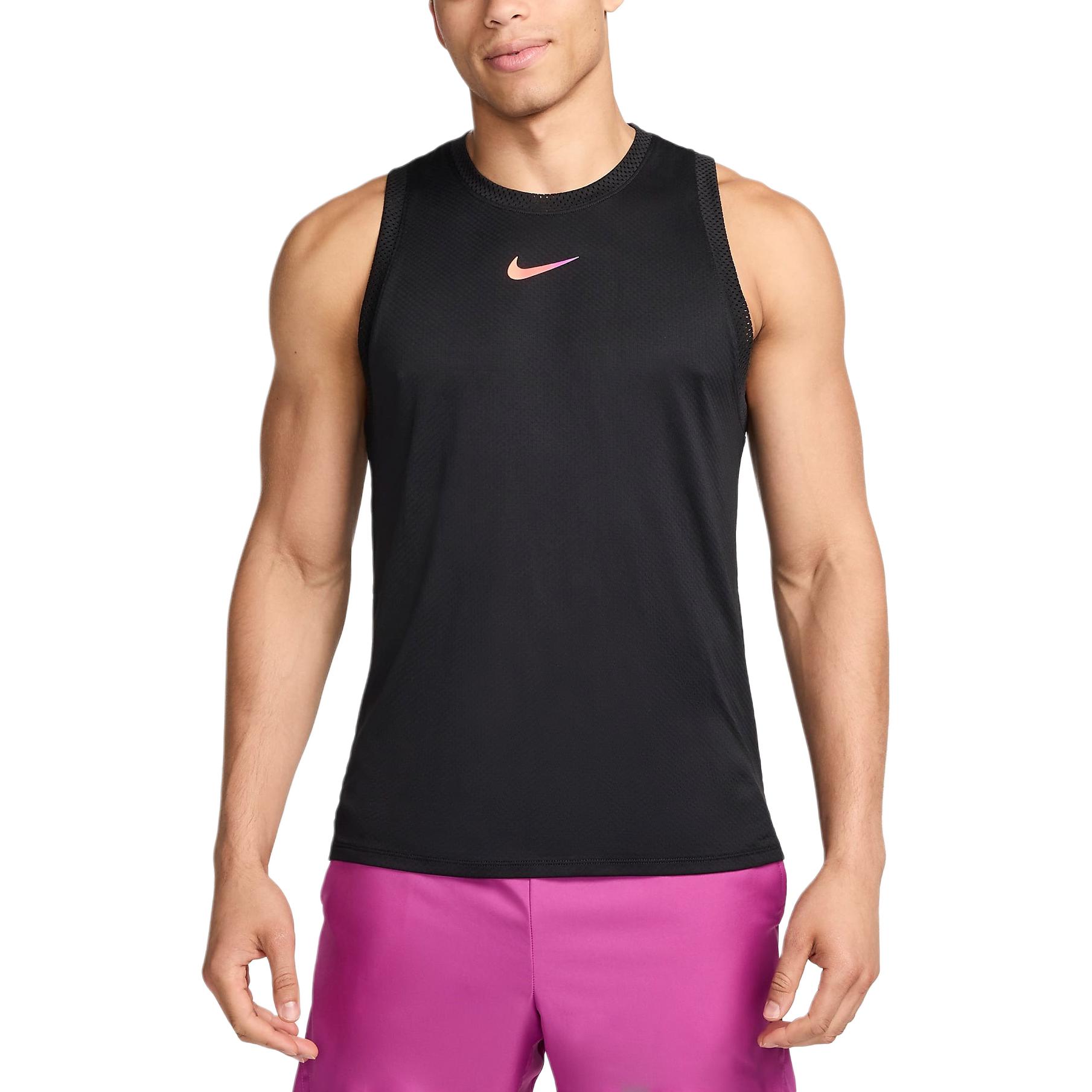 Мужской топ-майка Nike Court SlamDri Fit FW24 Черный FQ2027-010 M