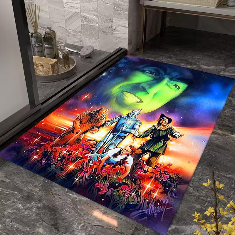 Fantasy Adventure Journey carpet printing Suitable for all seasons Doormat Christmas gifts Dormitory decoration