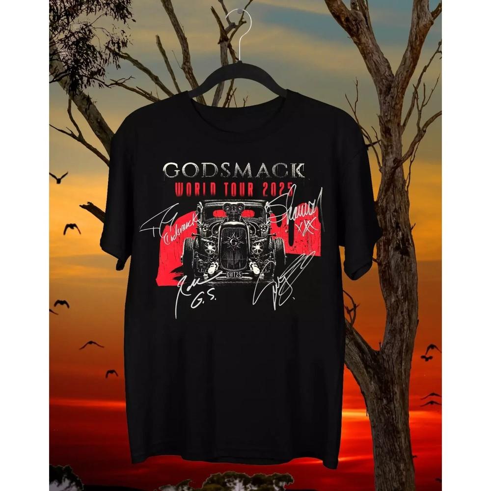 Godsmack Tour 2025 Band Collection Gift For Fan Tshirt Unisex Unisex T-Shirt L