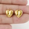 6pcs 13/15/16/29mm Fashion Heart Charm Stainless Steel Charms For Jewelry Making Supplies Handmade Earring Bracelet Love Pendant