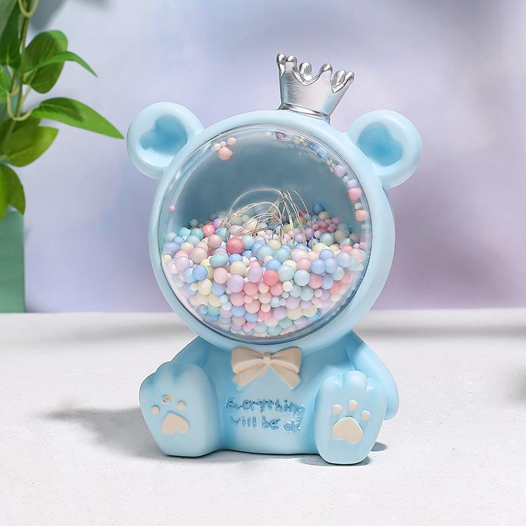 Princess Castle Fairy Star Lights Room Decorated Nightlight Button Power Battery