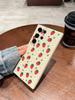 Strawberry Pattern Phone Case For Samsung Galaxy S25 S24 Ultra S23 S22 Plus S20 FE A54 A55 A15 A35 A50 A51 A71 A72 A73 Cover