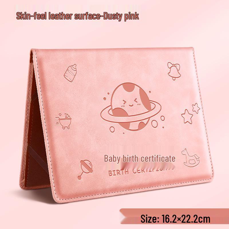 Zodiac Leather Vaccine & Birth Certificate Protective Cover 2025