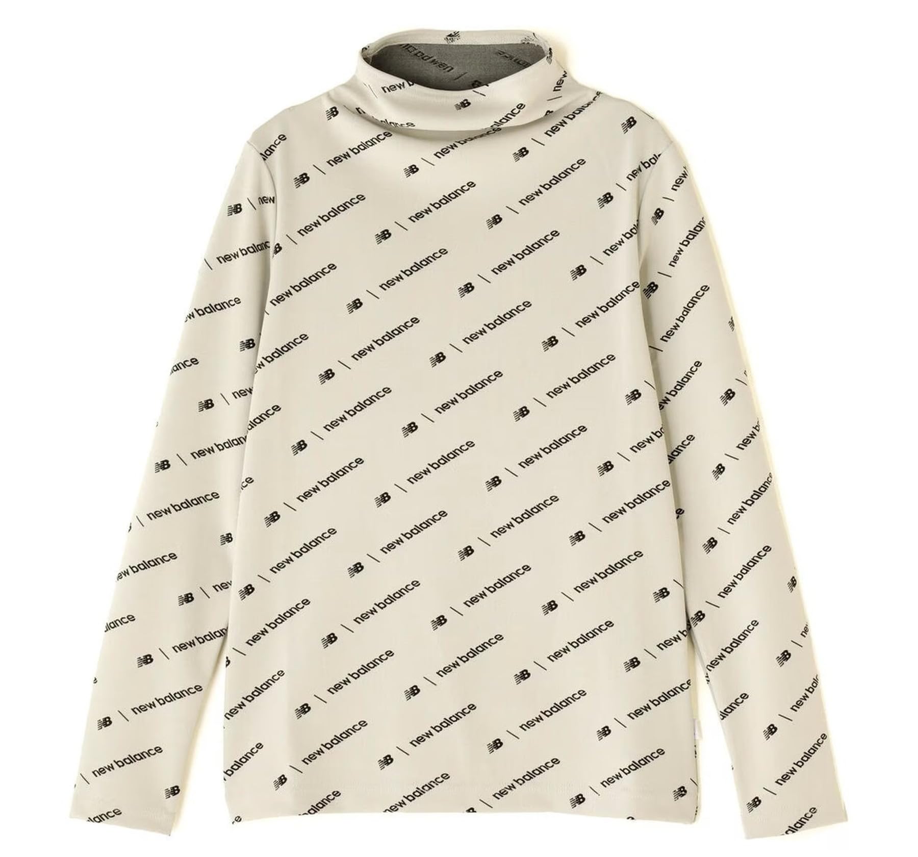 

Golf Long Sleeve Mock Neck Shirt 1 [New Balance] (Stretchy/Quick Drying) / Women s / 012-4267503 040_Beige [M]