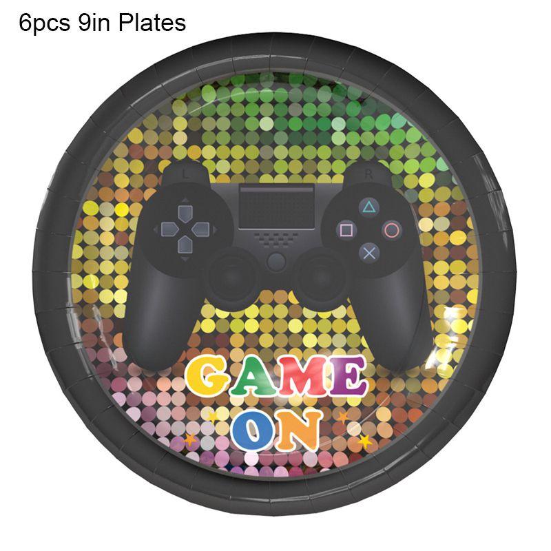 Theme Birthday Game Party Birthday Supplies Decor Battle Gaming Controller Video