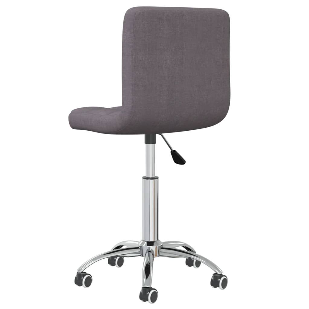 Vidaxl Swivel Dining Chair, Taupe Color, Fabric Upholstered