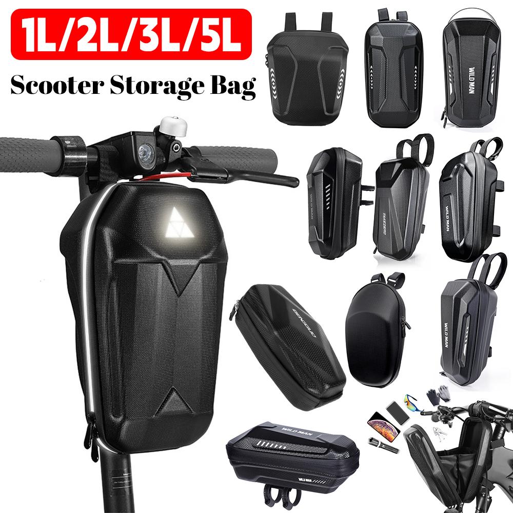 1-5L Electric Scooter Front Bag for Xiaomi M365 PRO 2 Hard Shell Bags Waterproof Handlebar Hanging Bag Storage for Kugoo M4