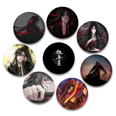 32/44/58mm Anime Mo Dao Zu Shi Brosche Wei Wuxian Anstecknadel Handgemacht Zinn Anstecknadel Anstecknadel für Rucksack Kleidung Schmuckzubehör Geschenke