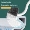 Miaojie Antibacterial S-Type Toilet Brush (2-Pack)
