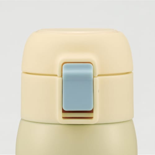 Skater STOT3 350ml Stainless Steel Hot/Cold Insulated Water Bottle with One-Touch Opening, Moomin Design, Light Color