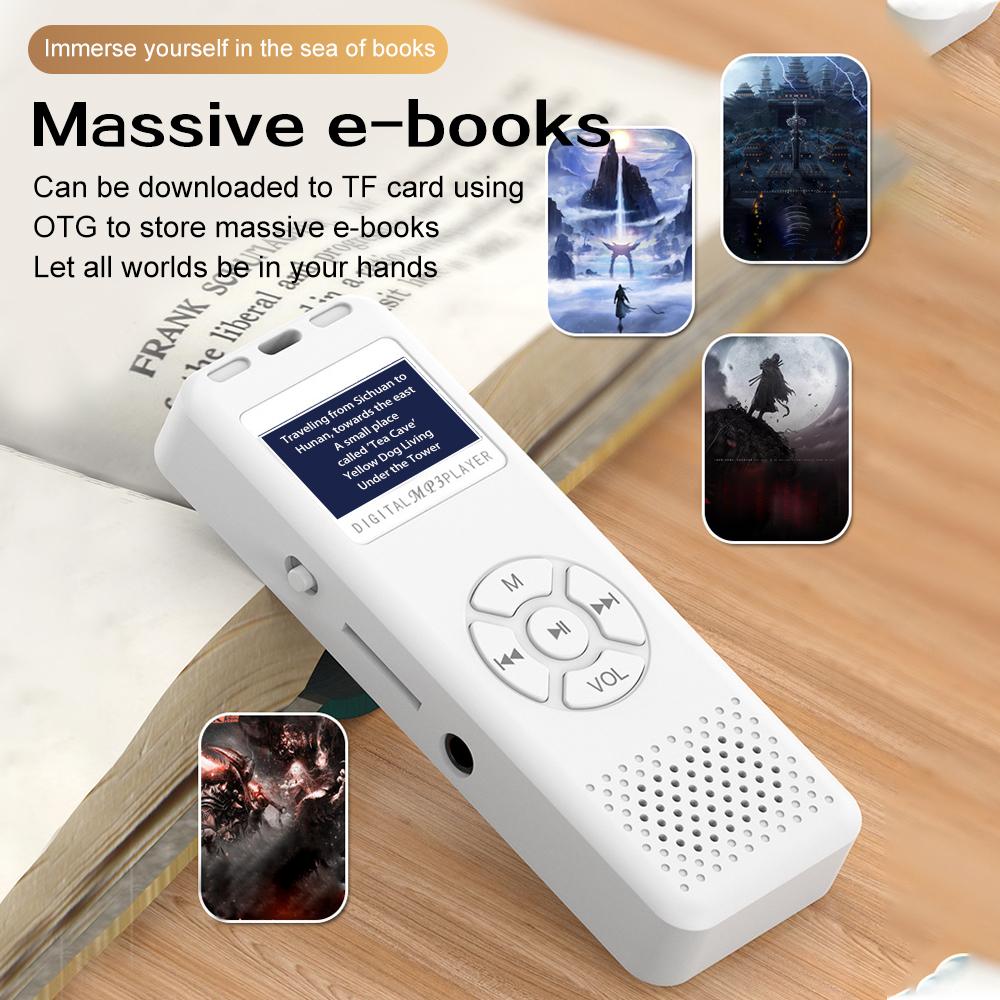 2025 New Digital Audio Voice Recorder LED Color Screen A-B Repeat Portable Recorder MP3 For Interview Business Support Up to 64G