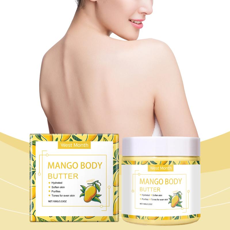 Mango Körperbutter Für Tägliche Hautfeuchtigkeit Reduziert Trockenheit Und Rauheit Verbessert Glätte Nährende Körpercreme