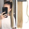 MISS WIG Synthetic Hair Fiber Heat-Resistant Straight Hair With Ponytail Fake Hair Chip-in Hair Extensions Pony Tail