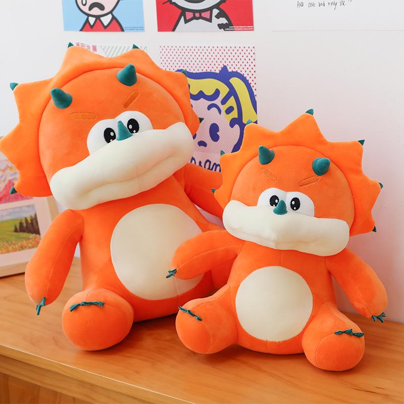 Super Soft Small Triceratops Plush Dinosaur Doll - Ideal Gift for Kids