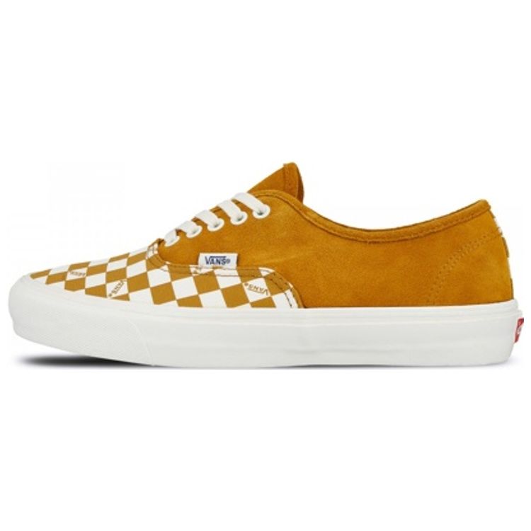 

Мужские кроссовки Vans OG Authentic LX Buckthorn Brown с шахматным носком True-White VN0A45JJVQB