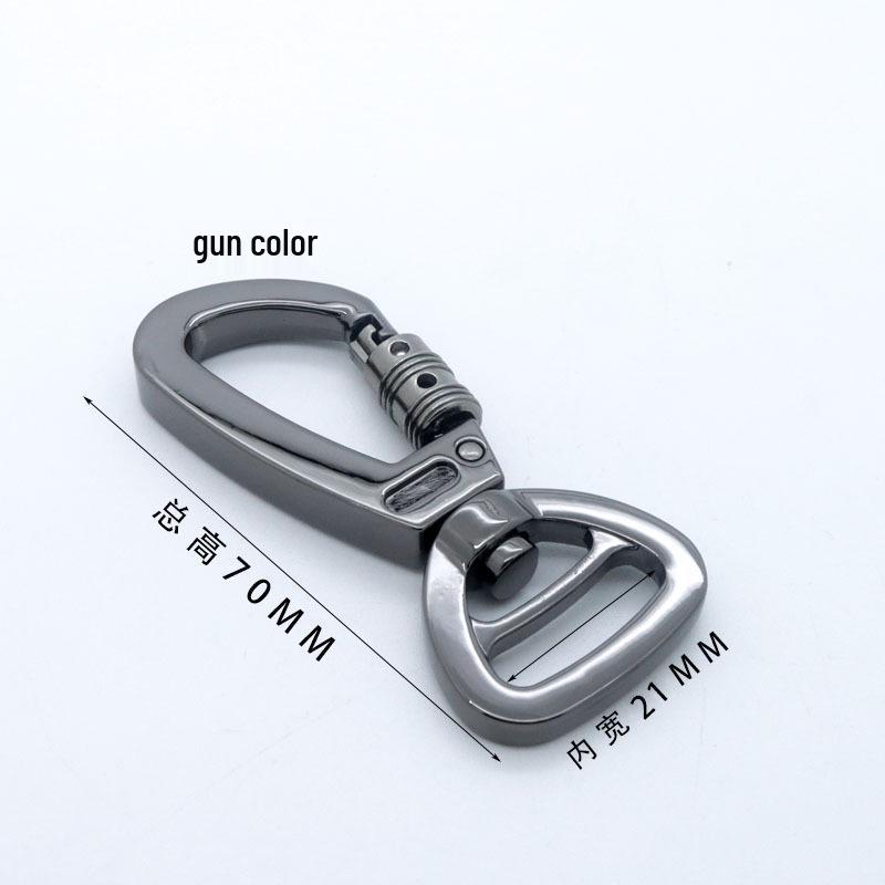 Large Pet Leash Zinc Alloy Hook with Locking Carabiner