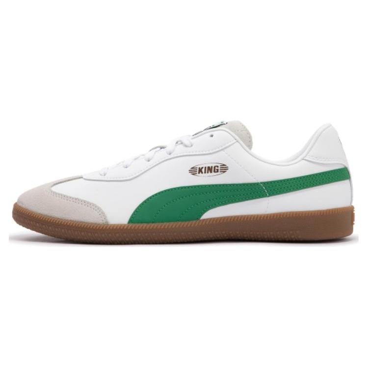 PUMA King 21 IT Football Boots White Green Gum Men s 106696-07 EU 45