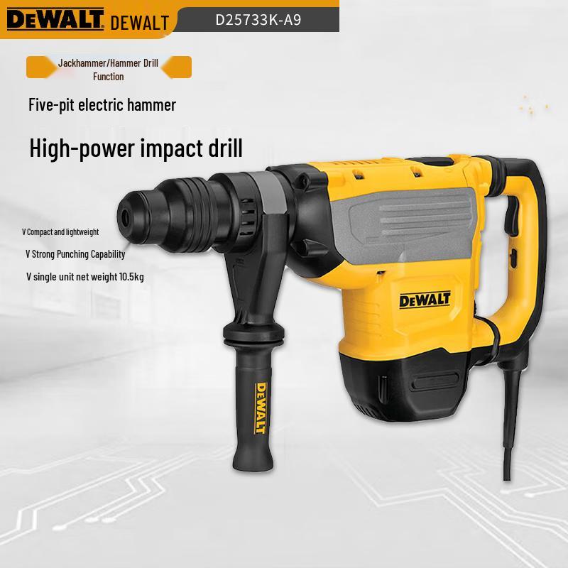 

Dewalt 48mm Industrial Rotary Hammer Drill CN plug (adapter included)