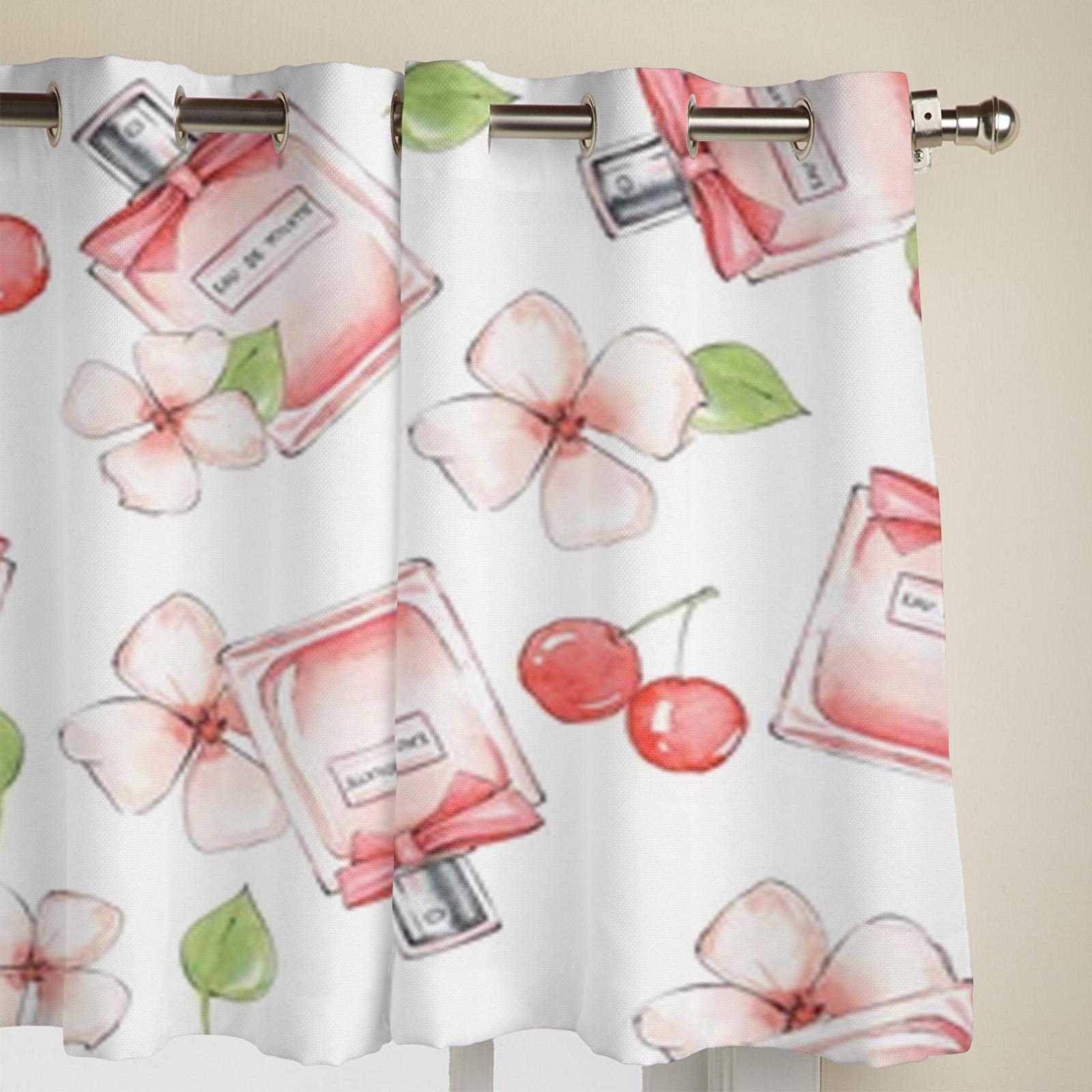 Флакон духов и цветы Оконная штора для детской комнаты Домашние жалюзи Шторы для гостиной — фото 3