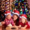 Christmas Santa Hats for Party Decor Non Woven Festive Holiday Hats for Adults and Kids Christmas Decoration Supplies