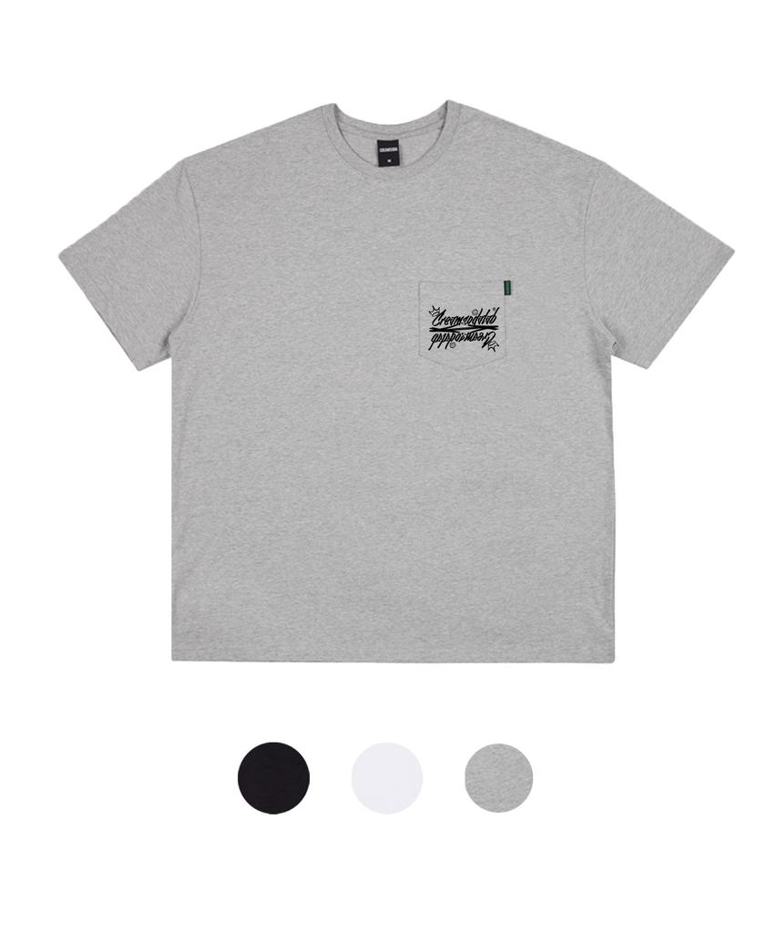 CREAM SODA LAB Crsdel Lettering Pocket Short Sleeve Tee