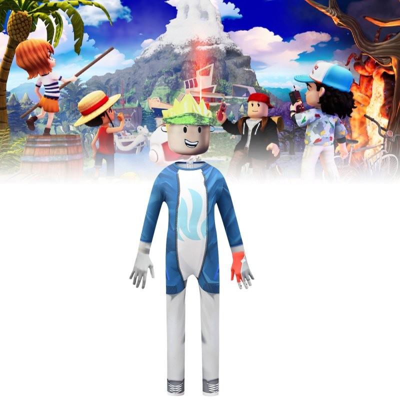 Elegante Disfraz de Pocket Devs Roblox para Niños Ajuste Versátil y Cómodo para Eventos de Halloween