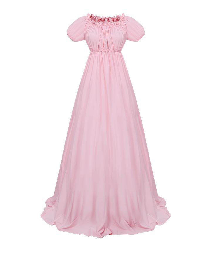 Bridgerton Medieval Retro Ball Gown Cosplay Dress for Stage Performance