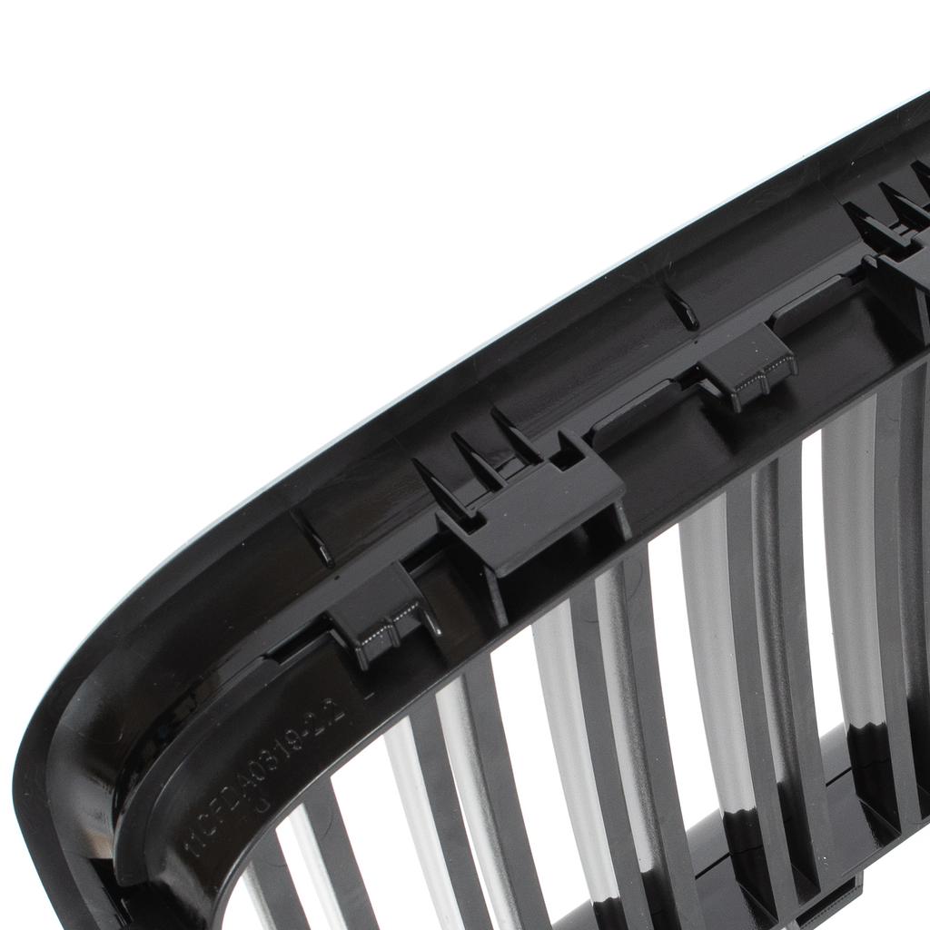 BMW 3 E36 91-96 grilles between the headlights (kidneys) left + right set BLACK GLOSSY DOUBLE BAR