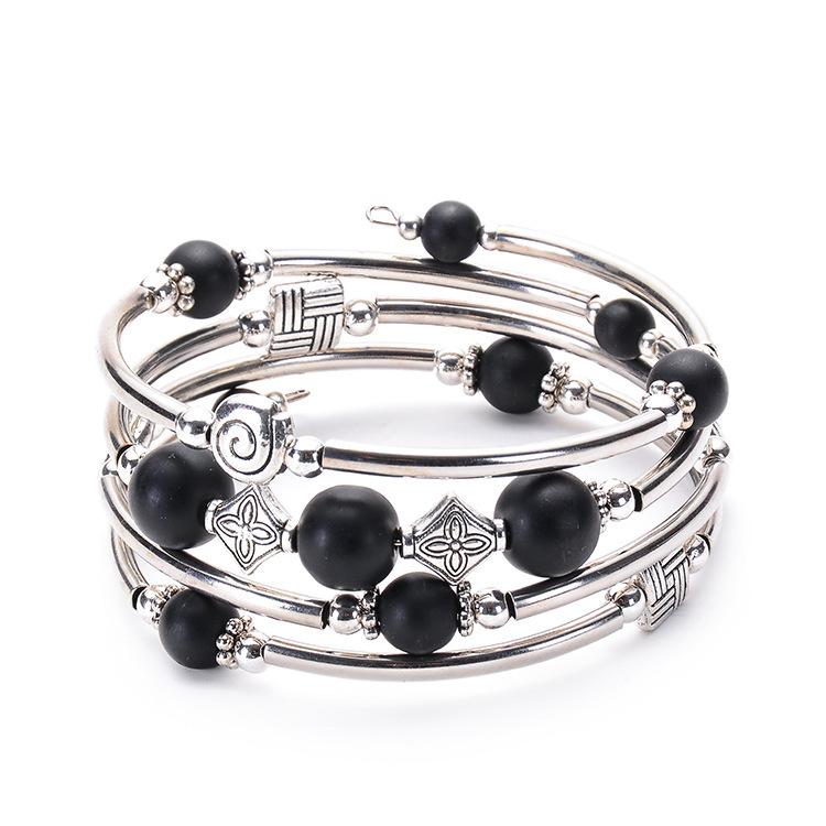 JYL TS Bracelet Women's  Wire Wrapped Design Offers Grace & Flexibility