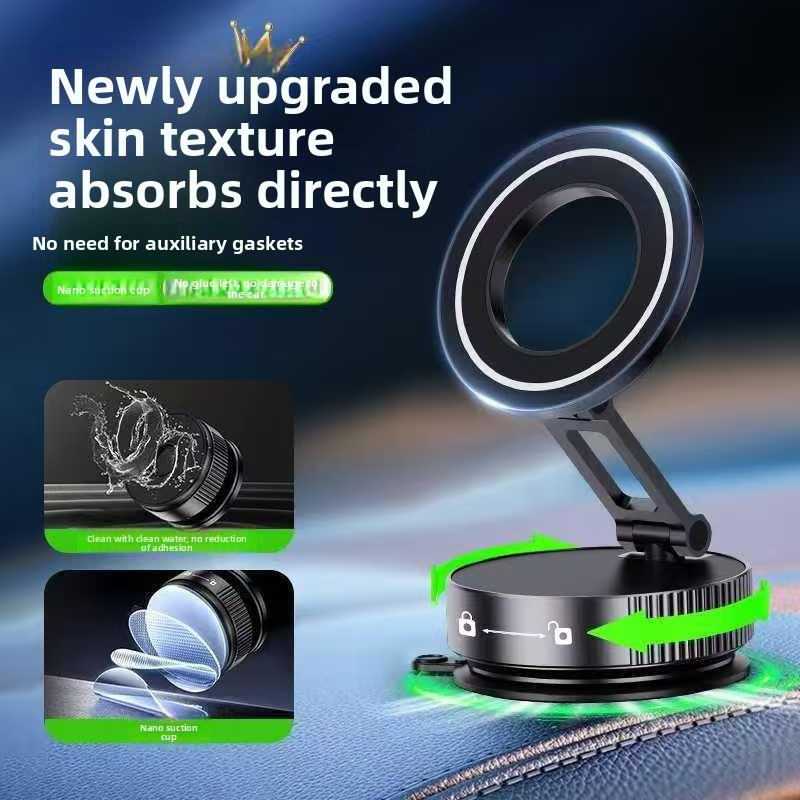 Zinc Alloy Vacuum Adsorption Mobile Phone Car Support Frame Car Navigation Bracket Suction Cup Bracket