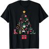 The Season Hockey Coffee Xmas Tree Ice Hockey Christmas T Shirts Humor Streetwear Tee Shirt Short Sleeve Unisex Loose Clothing