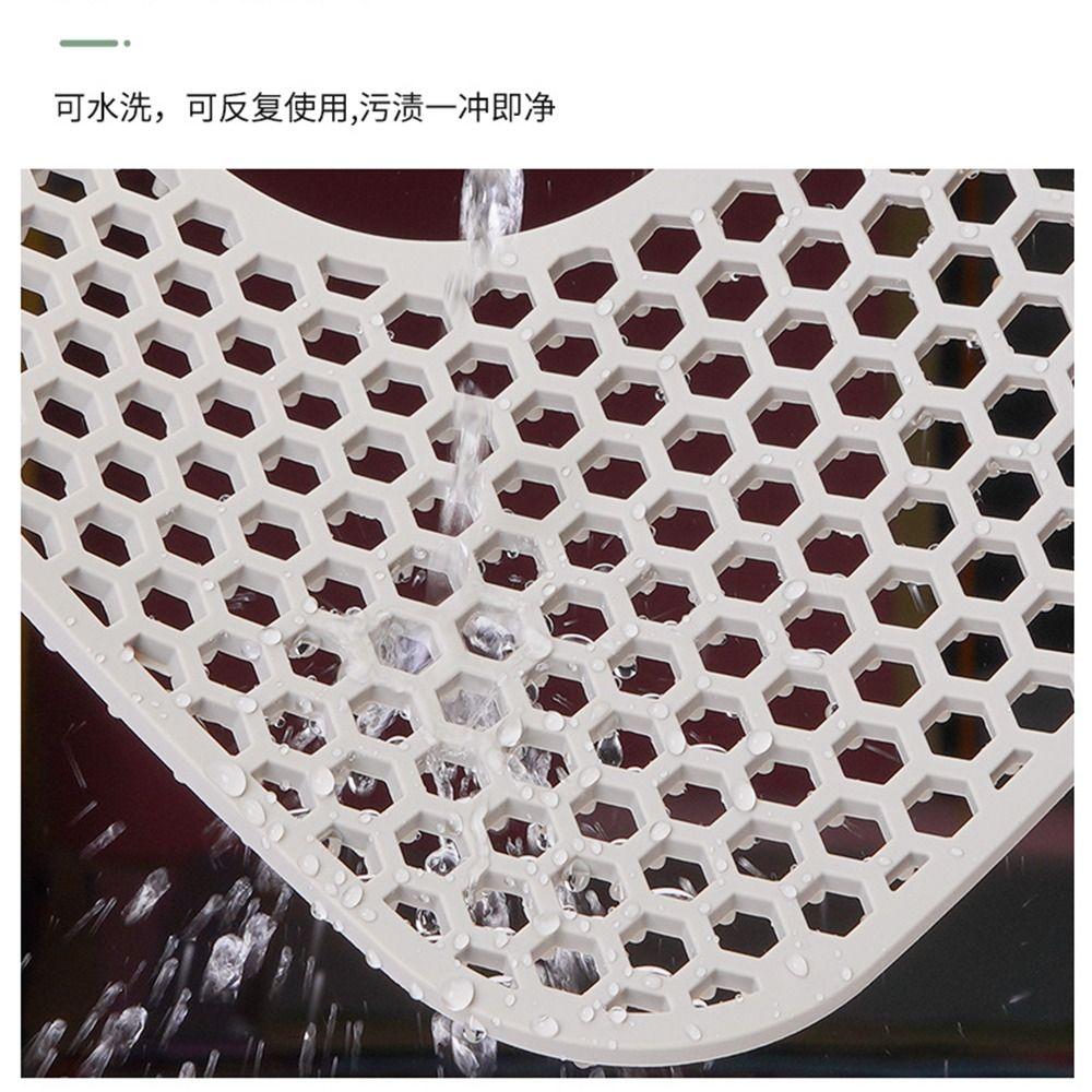 Grid Silicone Hollow Drainage Mat Silicone Sink Mat  for Bottom of Stainless Steel Sink