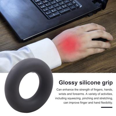 Silicone Grip Strength Trainer Ring Anti-slip Forearm Finger Training Ring Hand Grip Strengthener