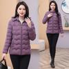 Damska Krótka Kurtka Puchowa - Lekka, Pogrubiona, Ciepła, Bawełniana Kurtka w Stylu Koreańskim