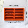 1pc, 8-Cavity Silicone Soap Making Mold, Suitable for Polymer Clay, DIY Crafts, Candle Creation - Durable, Easy To Us