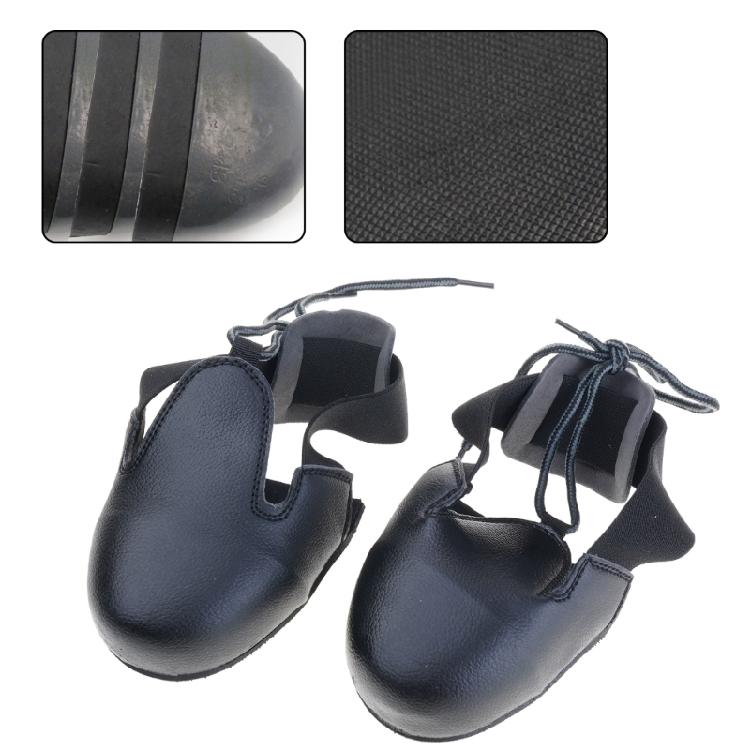 1 Paio Puntali in Acciaio Protezioni Copriscarpe di Sicurezza Copriscarpe in Pelle Unisex per Lavoratori Temporanei e Visitatori di Fabbrica