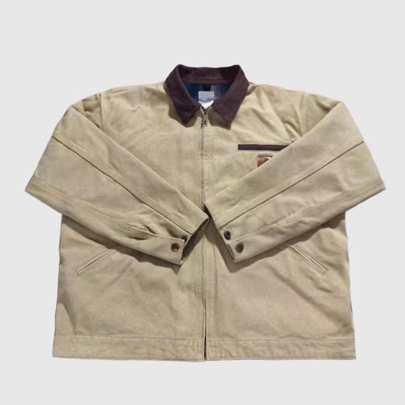 Carhartt J97 Unisex Distressed Workwear Zippered Jacket