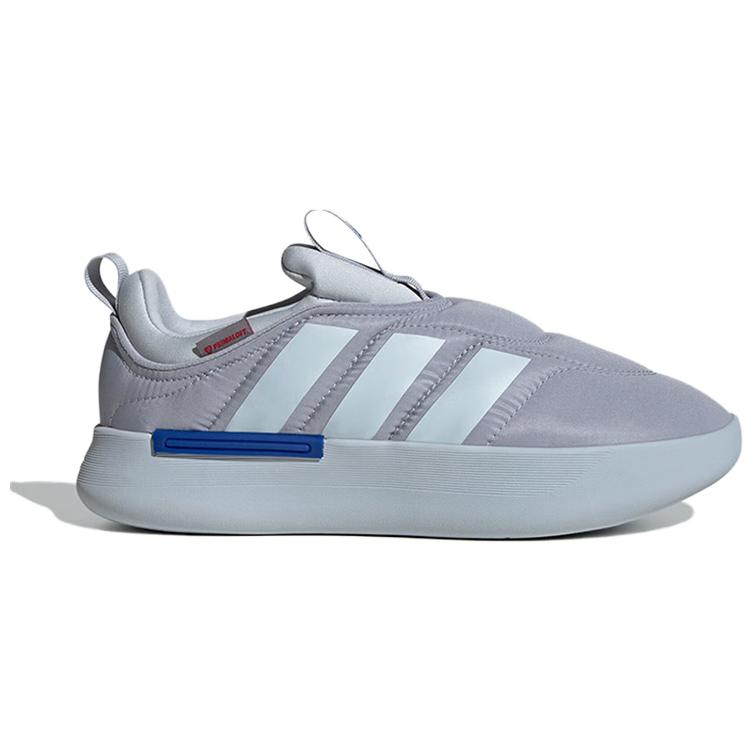 New Adidas Adipuff Anti Slip Wear Resistant Low Top Casual Shoes Unisex Gray Blue JP7707