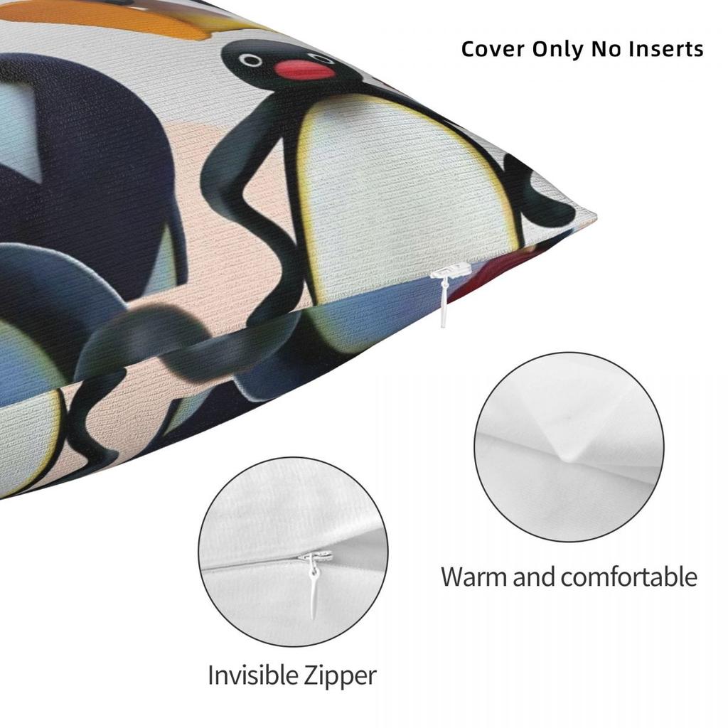 Povlaky na polštář Noot Pingu Tučňácký meme povlaky na polštář Skvělý dekorativní povlak na polštář se zipem pro sedadlo 40*40cm
