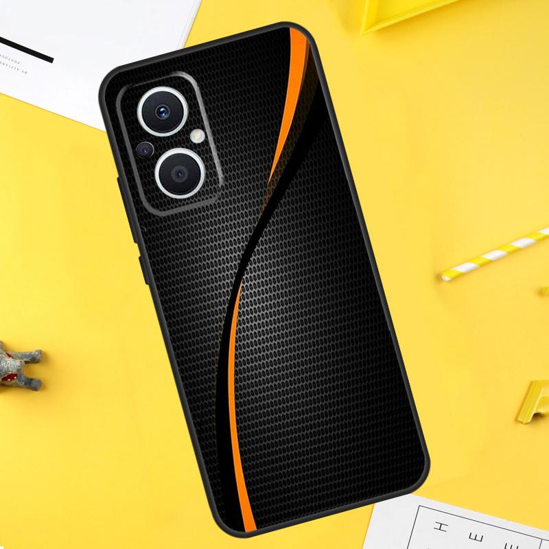 Car Carbon Fibre Pattern For OPPO Reno 7 8 Lite 8T 14F 13F 11F 12F 10 11 12 13 14 Pro OPPO Find X5 X6 X8 X9 Pro Case