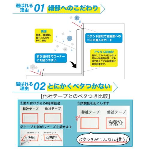 Wide Gap Tape, Masking Tape, White, Gap Putty, Anti-Mold Tape, 3.6cm Wide, White