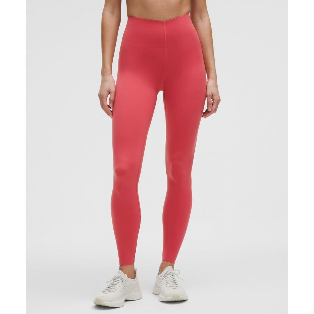 

Lululemon Glow Up sUper High Rise Tight 28 Desert Red 8/28