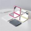 Double Sided Makeup Mirror Folding Portable Women Solid Color Mirror Pocket Rectangle Cosmetic Beauty Vanity Travel Men Shaving