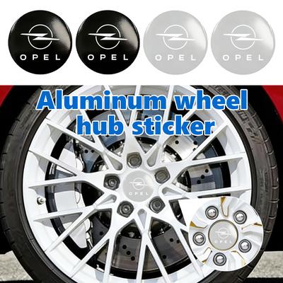 For Car Emblem Wheel Hub Center Cap Stickers Tire Center Cover Badge Decal Accessories Insignia Corsa Zafira Meriva Mokka