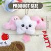 Fashionable Star shaped Plush Keyring Decoration Perfect For Bags And Gift Giving Handmade Keyring Backpack Accessory